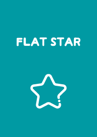FLAT STAR - Peacock Blue