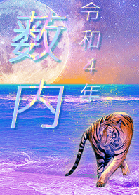 ✿薮内さん専用✿2022を幸運に導く月海と虎