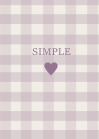 SIMPLE HEART :)check purplebeige