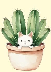 strange cat-Likes Cactus5