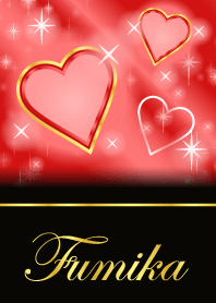 Fumika-name-Love forecast-Red Heart