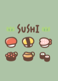 壽司 /Beige and Green