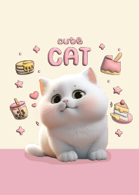 Cat cute : pink lover
