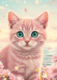 a cat on the beach 02