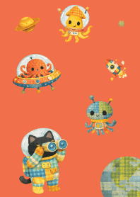 The vast universe01 red & yellow