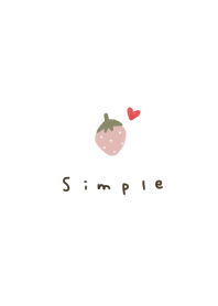 A cute strawberry.