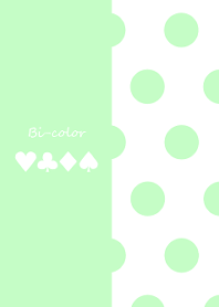 Bi-color -Pastel green- #pop
