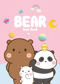 Bear&Duck Cutie Galaxy Pink