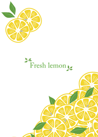 Refreshingly sweet! fresh lemon