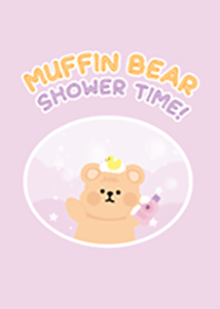 Muffin Bear : Shower Time!