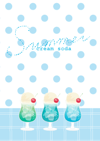 SUMMER -cream soda blue-
