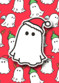 Lovely ghost christmas theme