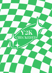 Y2K CHECKERED 03  - GREEN 2