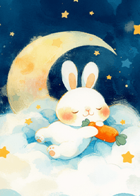 可愛の星空兔兔❤️