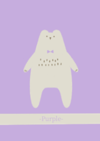 Polar Bear -Purple-