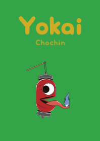 Yokai chochin Parot green (ver.color)