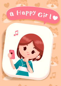 a happy girl day
