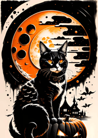 halloween cat 57a4B1