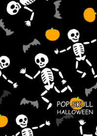 Pop skull halloween