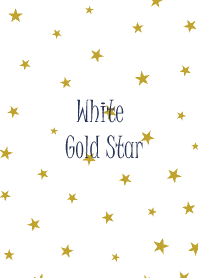 White x gold star