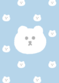 Korean style white bear