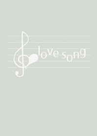 lovesong score Pale Mist WHT