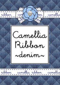大人カワイイ♡Camellia Ribbon -denim-