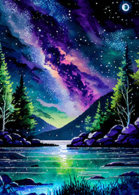 Beautiful starry night view#2594