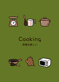 Cooking is so much fun(Matcha green)