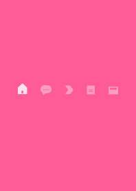 Simple icon pink theme