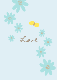 Flower dancing butterfly2