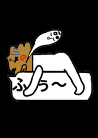 Unpiman & Speech bubbles.Black