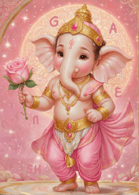 Pink Ganesha For Rich& Love Theme