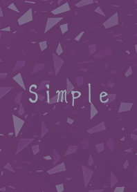 자갈과 혼합된 흰색 시멘트(어두운 보라색)