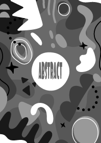 Flat Abstract Dusty Gray 2