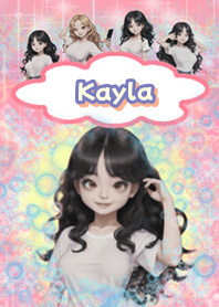 Kayla little girl in bubbles BL02