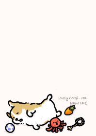 Lovely Corgi -red- (Short tail)