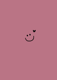 Dusk pink and black + smile