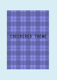 BLUE PURPLE CHECKERED THEME/LIGHT BL/YE
