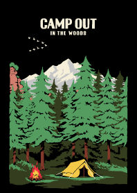 CAMP OUT: IN THE WOODS (Black)