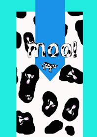 moo!!! Cow!Cow!Cow Blue