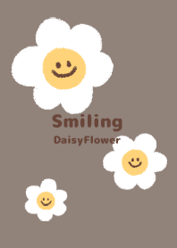 Smiling Daisy Flower  - Brown+ 11