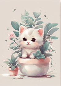 แมวน้อยและต้นไม้