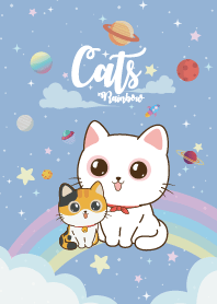 แมวเหมียว รุ้งสีฟ้า