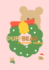Puff Bear:Winter Snow