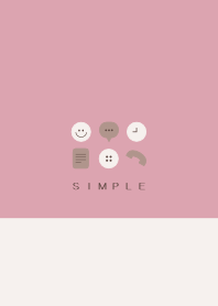 SIMPLE(beige pink)V.234b