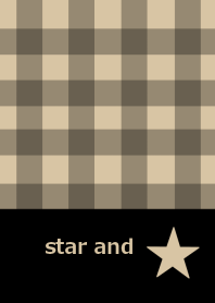 Star and check pattern 2 from japan