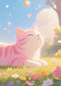 Pink Kitty in the Wind 05