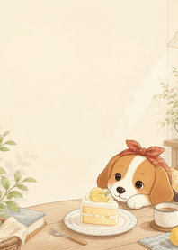 Scarlet Beagle Yuzu Cake Desk