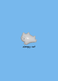 CAT white cat love cute 3D Theme sleep13